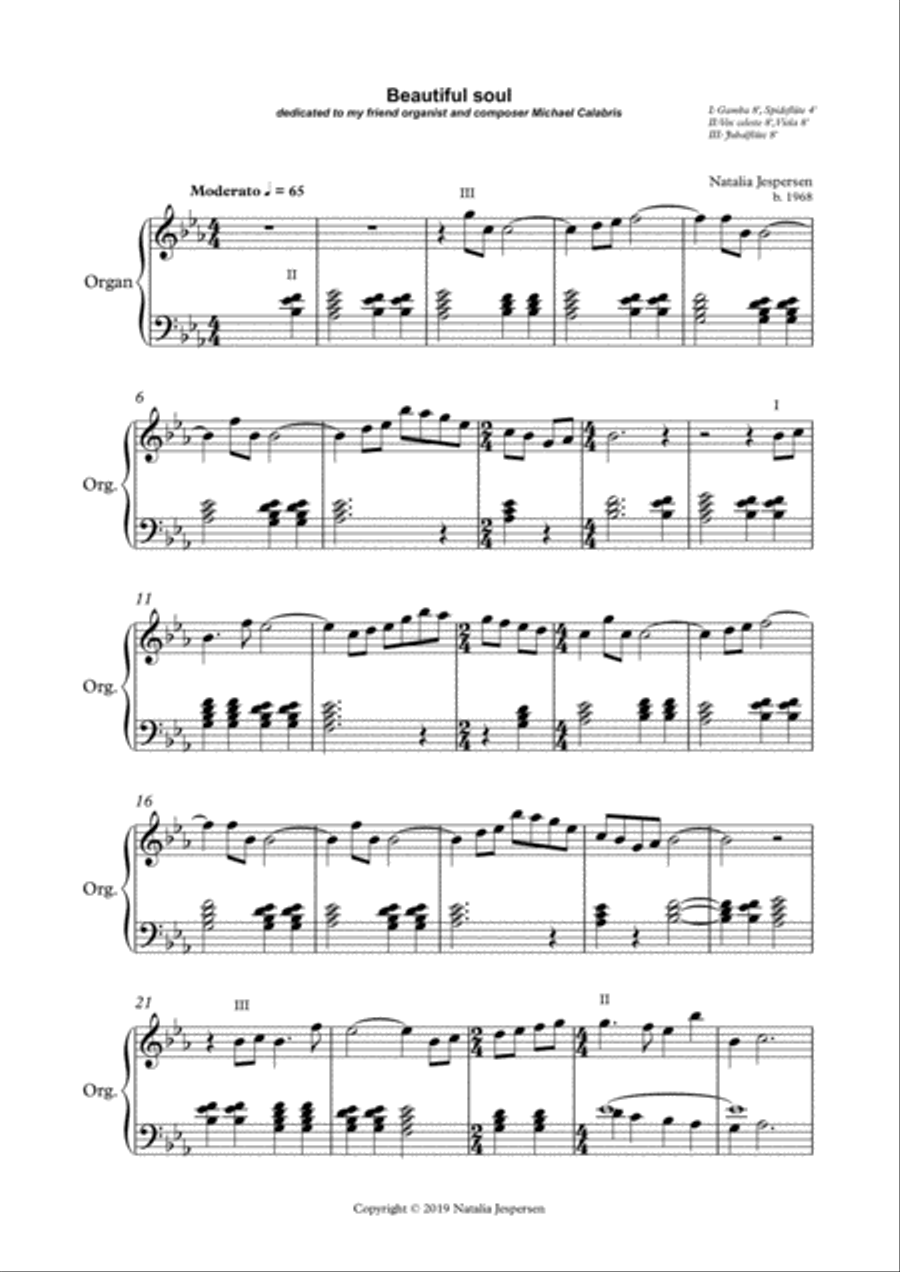 Joyful quiet collection for organ Organ Solo scores gallery preview page 6