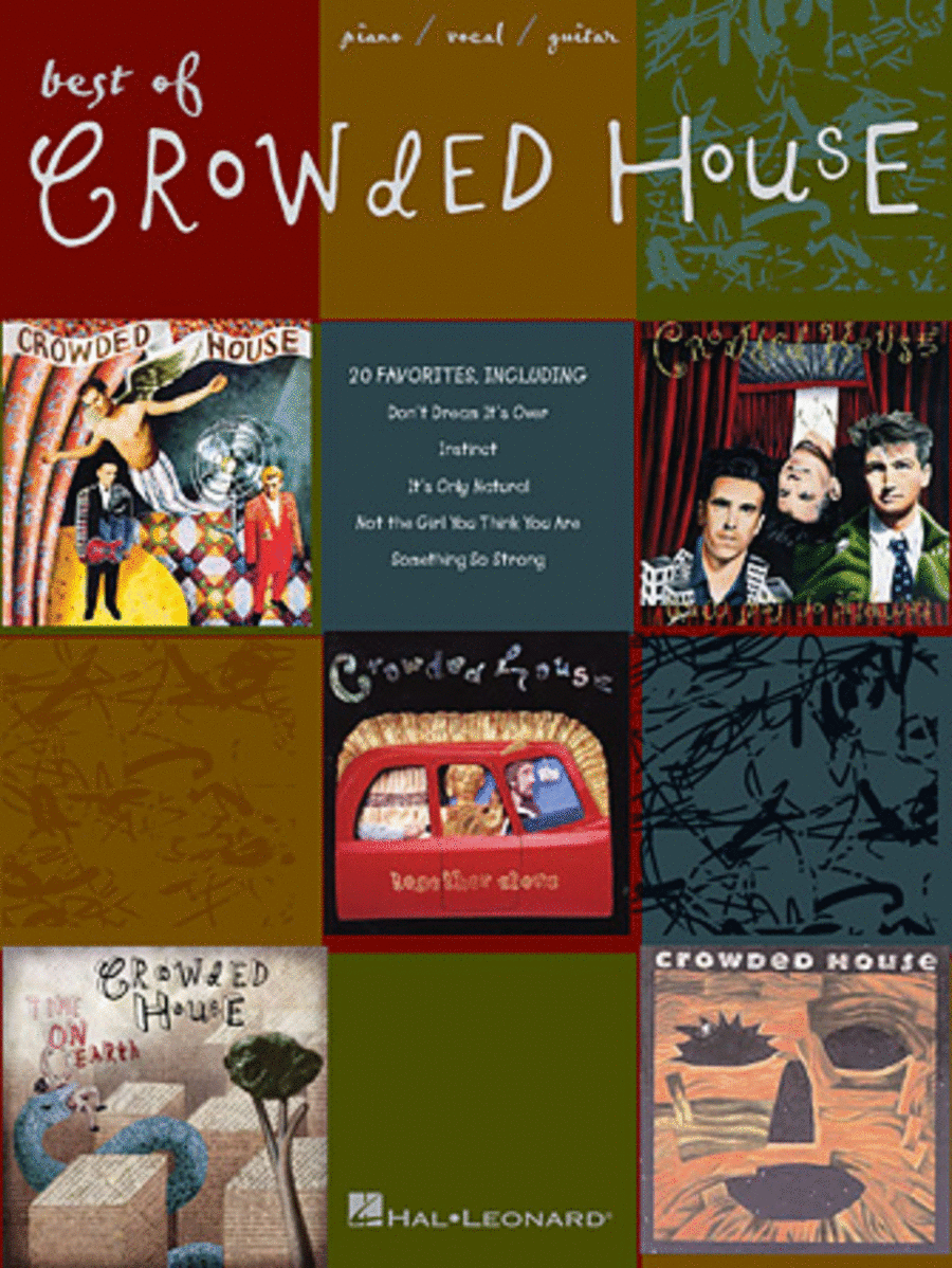 Best of Crowded House Piano, Vocal, Guitar scores gallery preview page 1