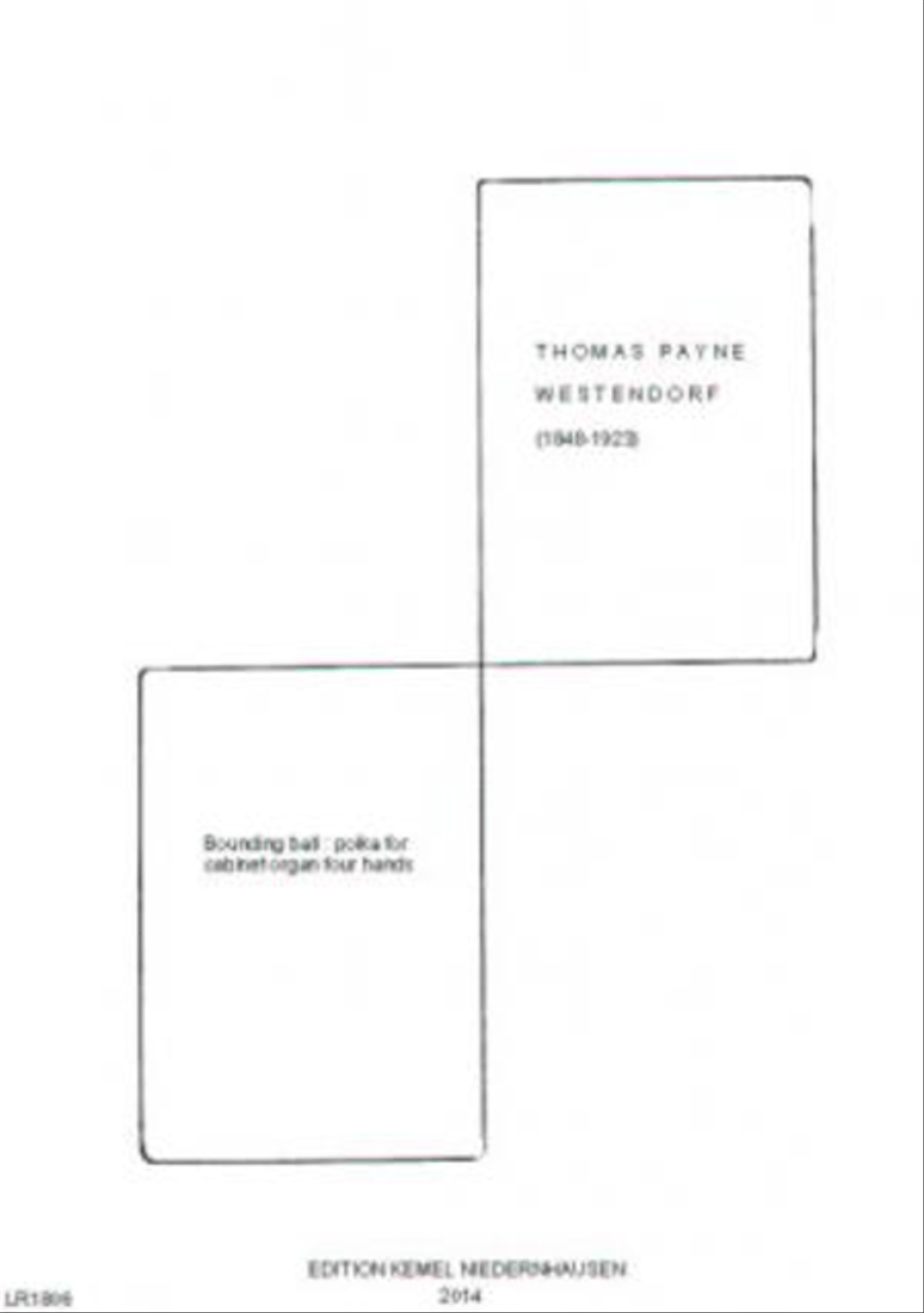 Bounding ball Bounding ball Organ scores gallery preview page 1