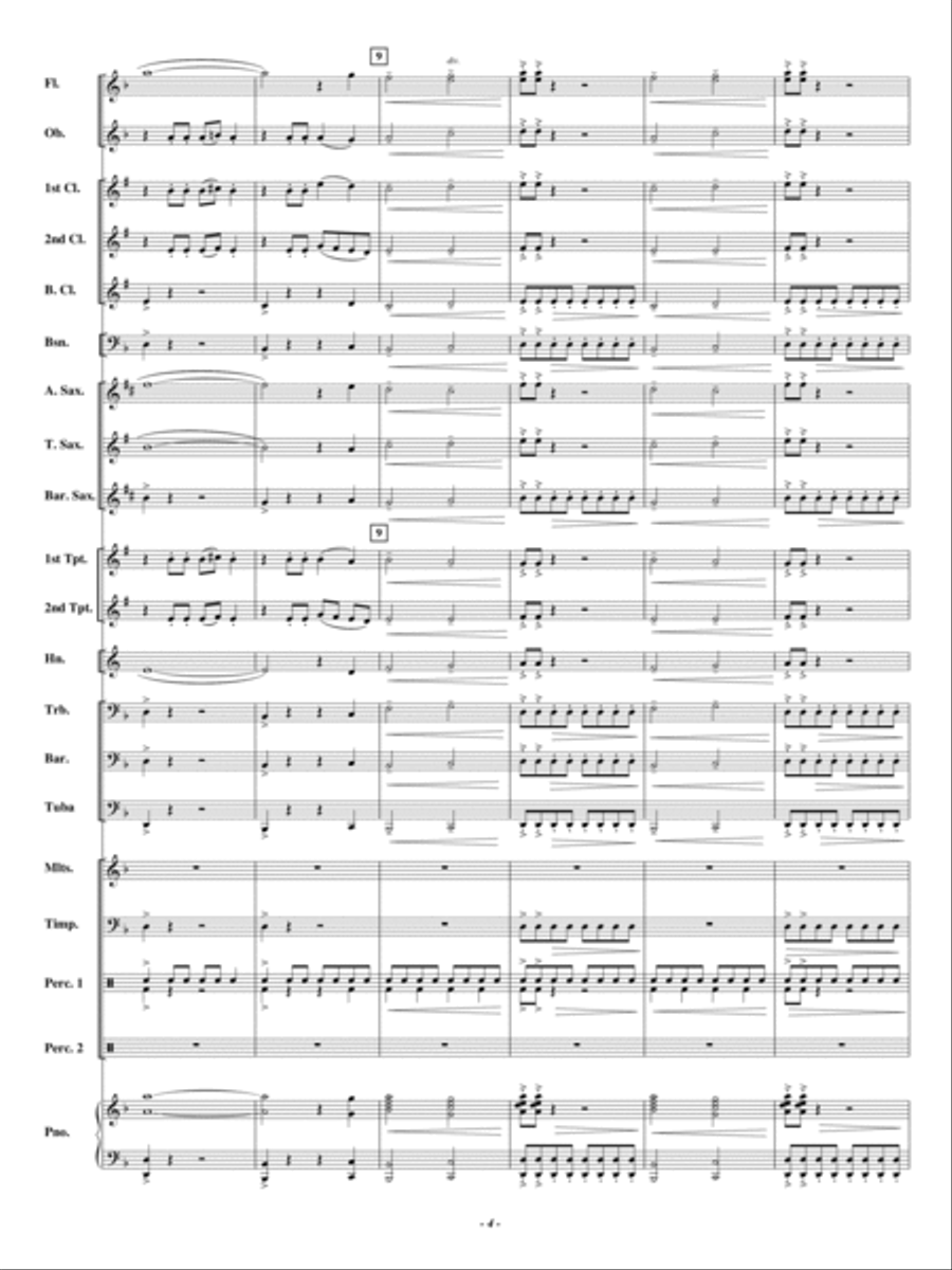 Snakebite! Concert Band scores gallery preview page 3