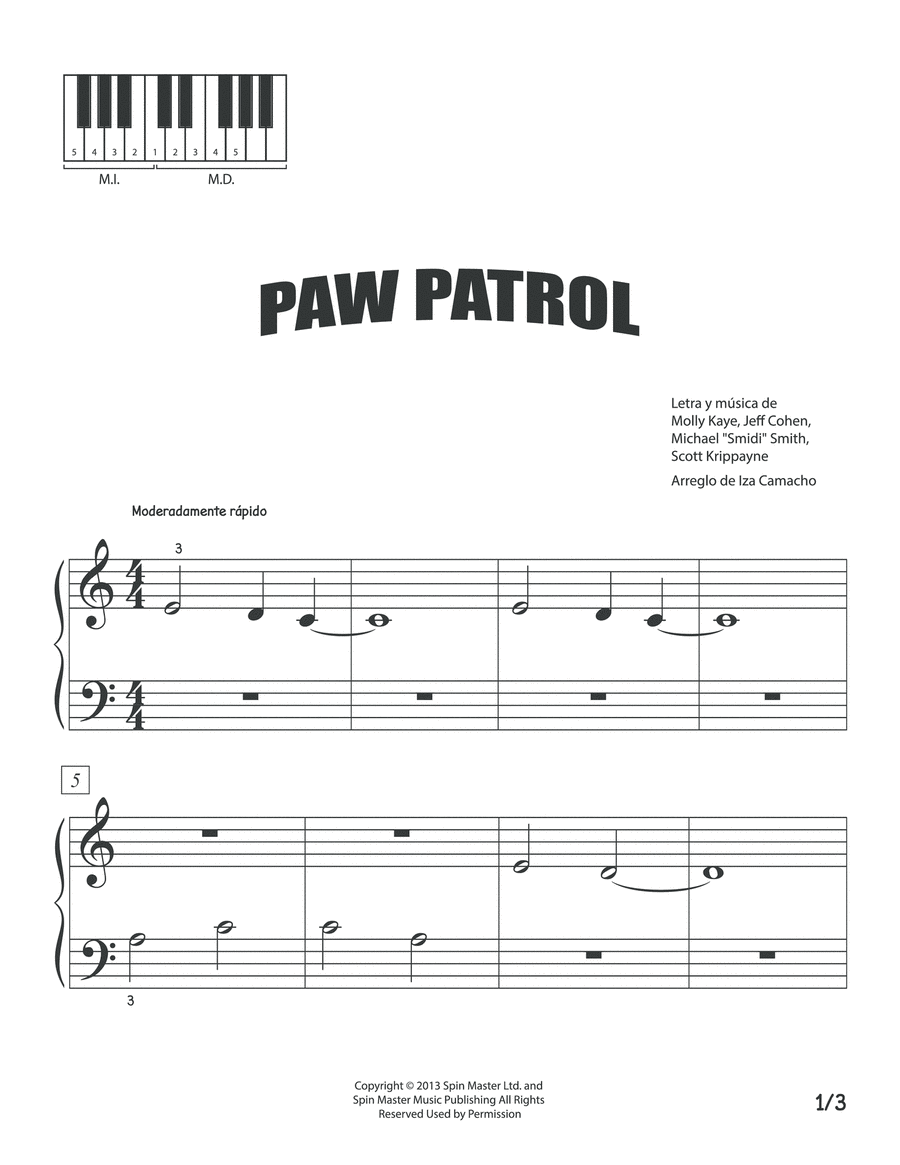Paw patrol piano cheap