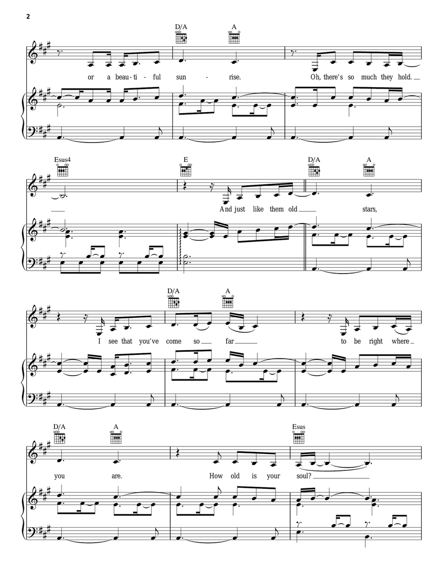 I Won't Give Up Acoustic Guitar scores gallery preview page 2