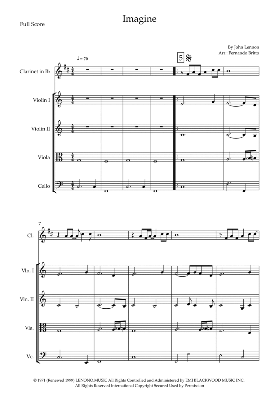 Imagine Small Ensemble scores gallery preview page 1