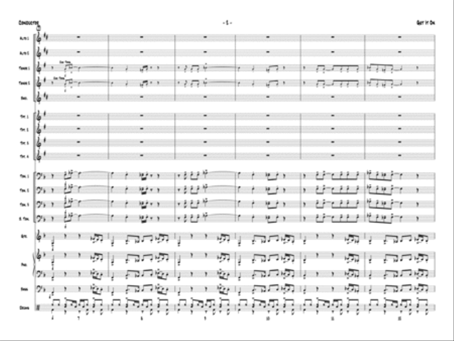 Get It On Jazz Ensemble scores gallery preview page 3