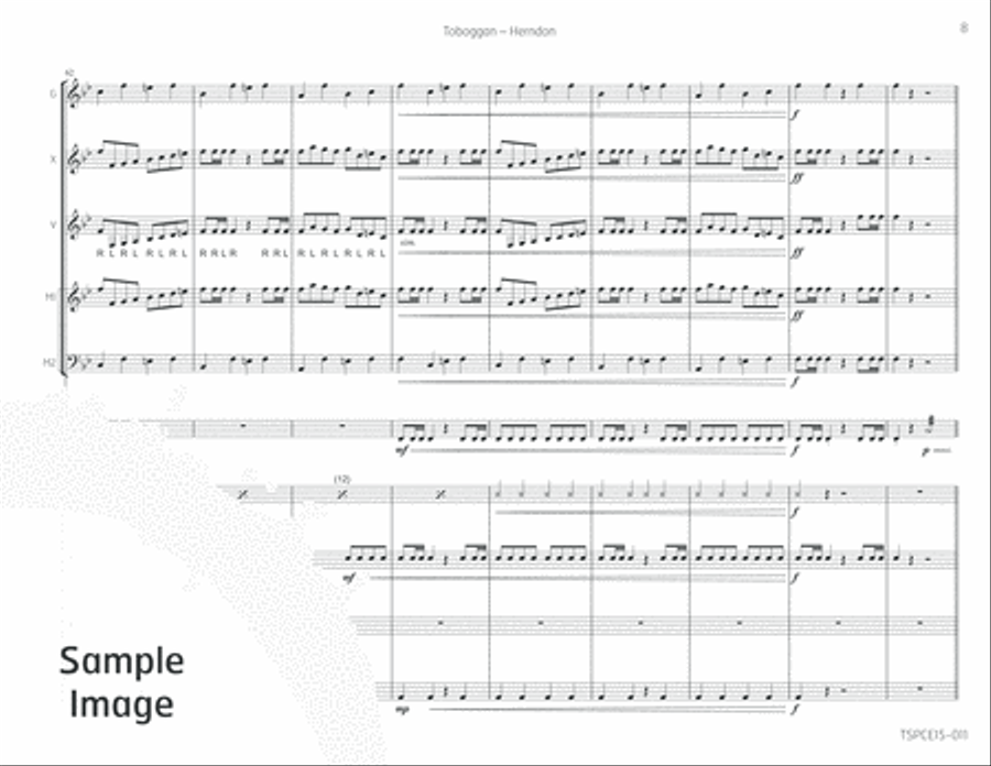 Toboggan Percussion Ensemble scores gallery preview page 12