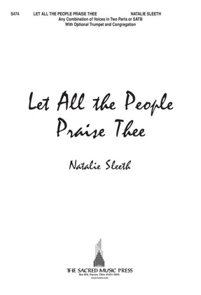 Book cover for Let All the People Praise Thee