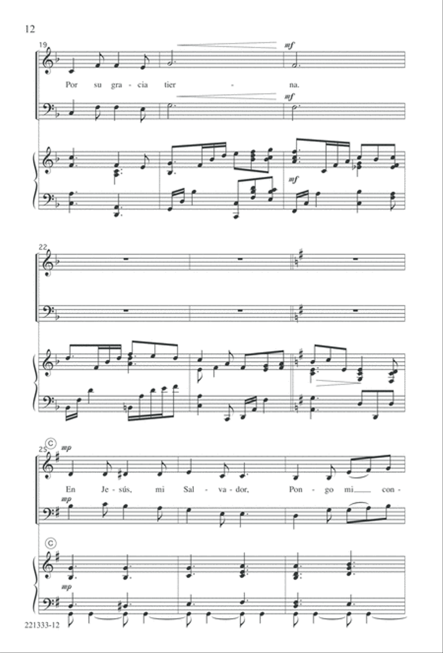 Siervos de Jesus Siervos de Jesus 4-Part scores gallery preview page 16