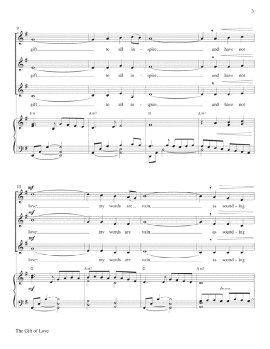 The Gift of Love 5-Octaves scores gallery preview page 3