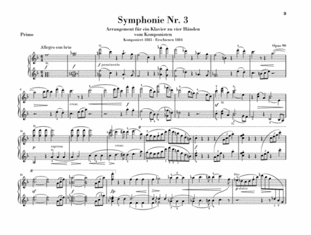 Symphonies No. 3 and 4