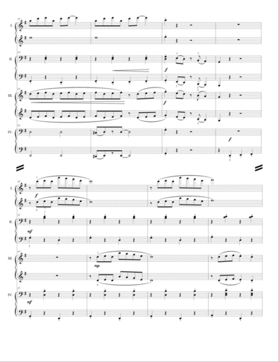 Footloose Rag - for 2 pianos, 8 hands Piano Solo scores gallery preview page 5