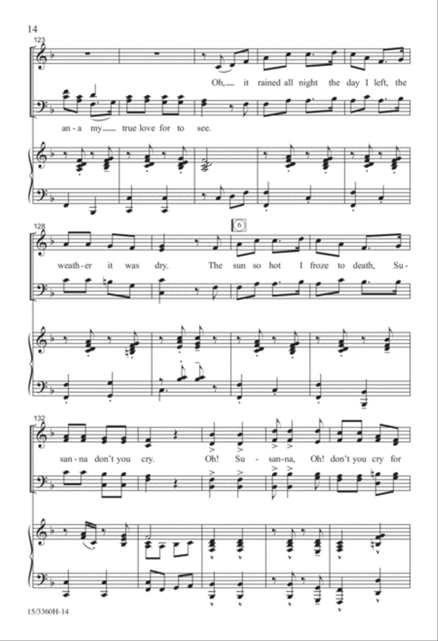 My Banjo on My Knee My Banjo on My Knee 4-Part scores gallery preview page 14