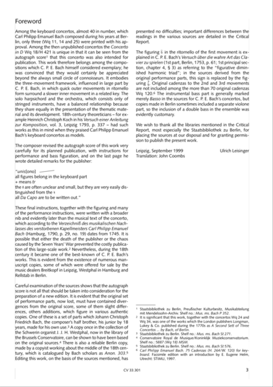 Concerto per il Cembalo in D Cello scores gallery preview page 4