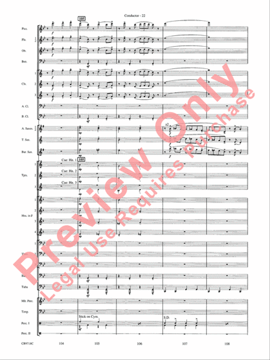 Gershwin! (Medley) Gershwin! (Medley) Concert Band scores gallery preview page 25