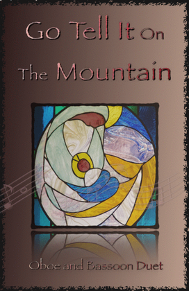 Book cover for Go Tell It On The Mountain, Gospel Song for Oboe and Bassoon Duet