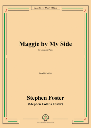 Book cover for S. Foster-Maggie by My Side,in A flat Major