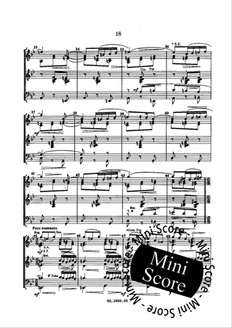 Concertsuite voor Fanfare Concert Band scores gallery preview page 22
