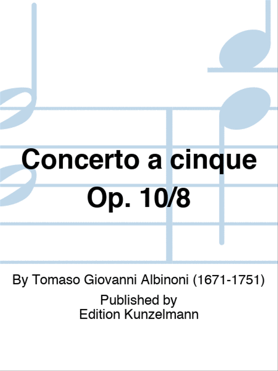 Concerto a cinque Op. 10/8