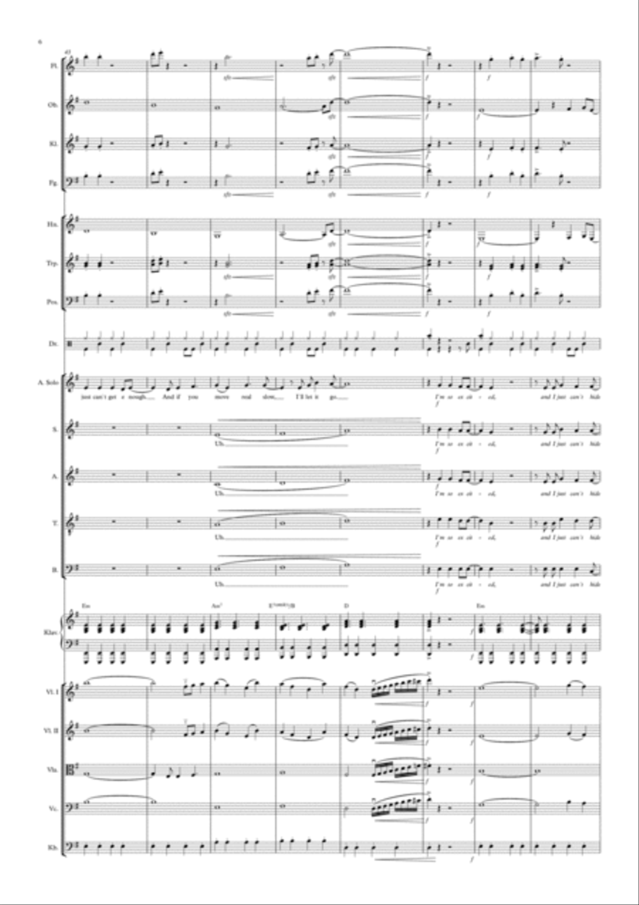 I'm So Excited Full Orchestra scores gallery preview page 6