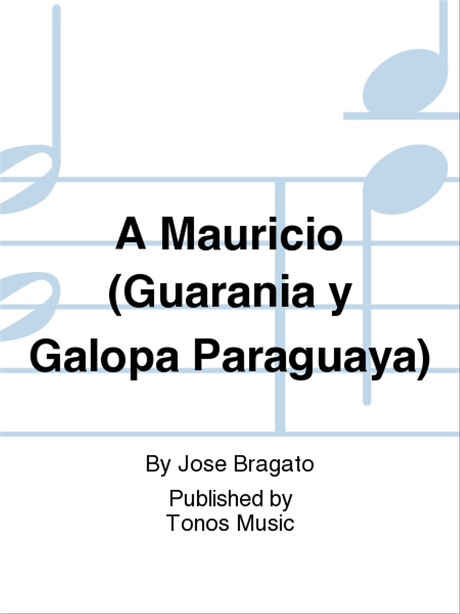 A Mauricio (Guarania y Galopa Paraguaya) String Orchestra scores gallery preview page 1