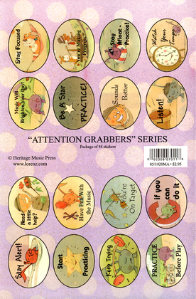 Stickers - Attention Grabbers Series