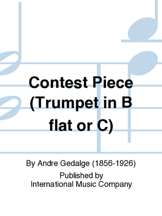 Book cover for Contest Piece (Trumpet In B Flat Or C)