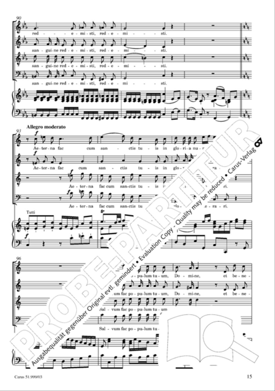 Te Deum Te Deum 4-Part scores gallery preview page 16