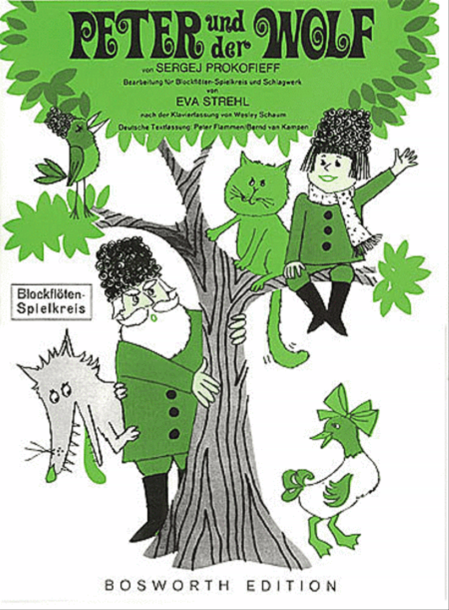 Peter Und Der Wolf (Blockfloten/Spielkreis) Recorder scores gallery preview page 1