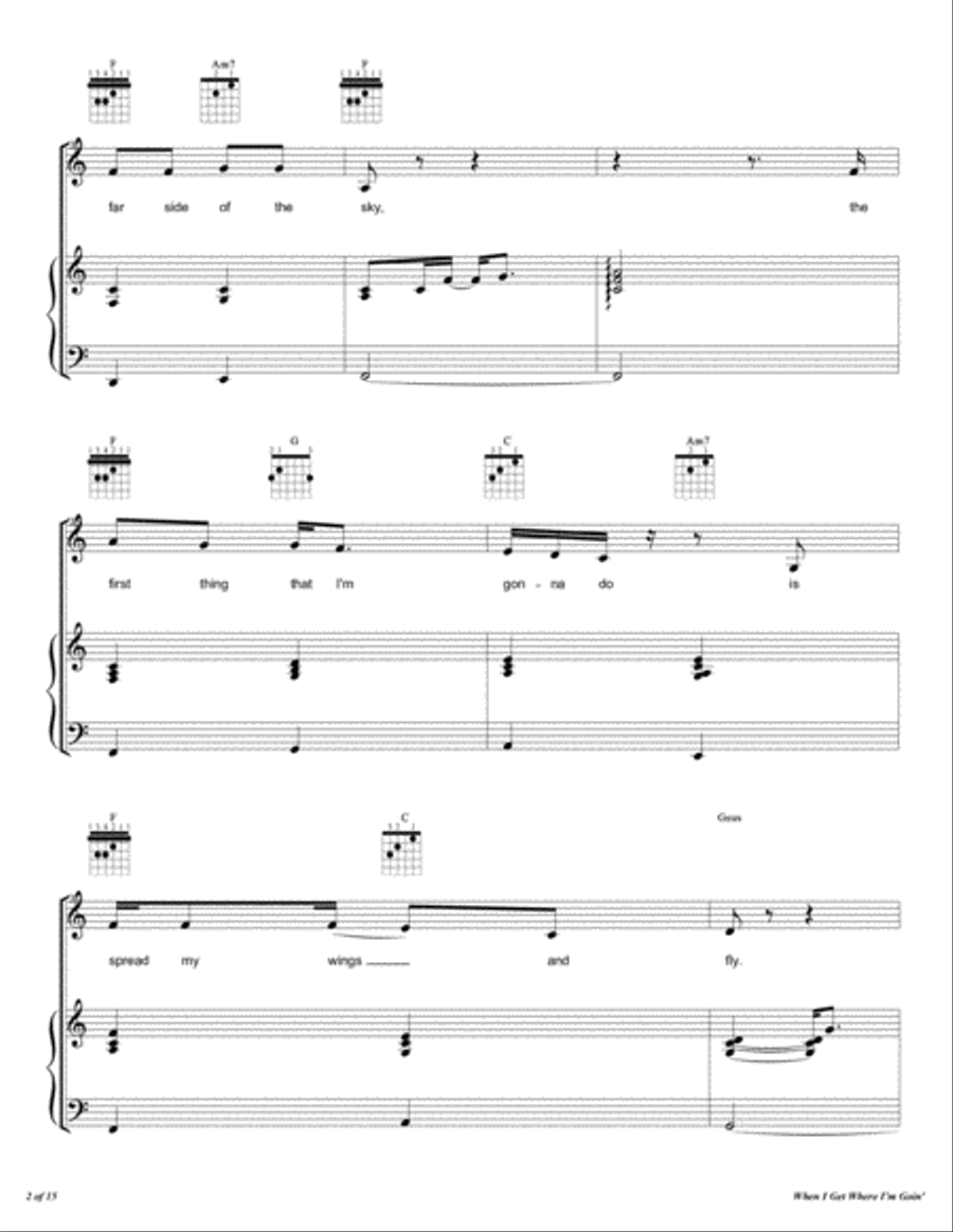 When I Get Where I'm Goin' Voice scores gallery preview page 3