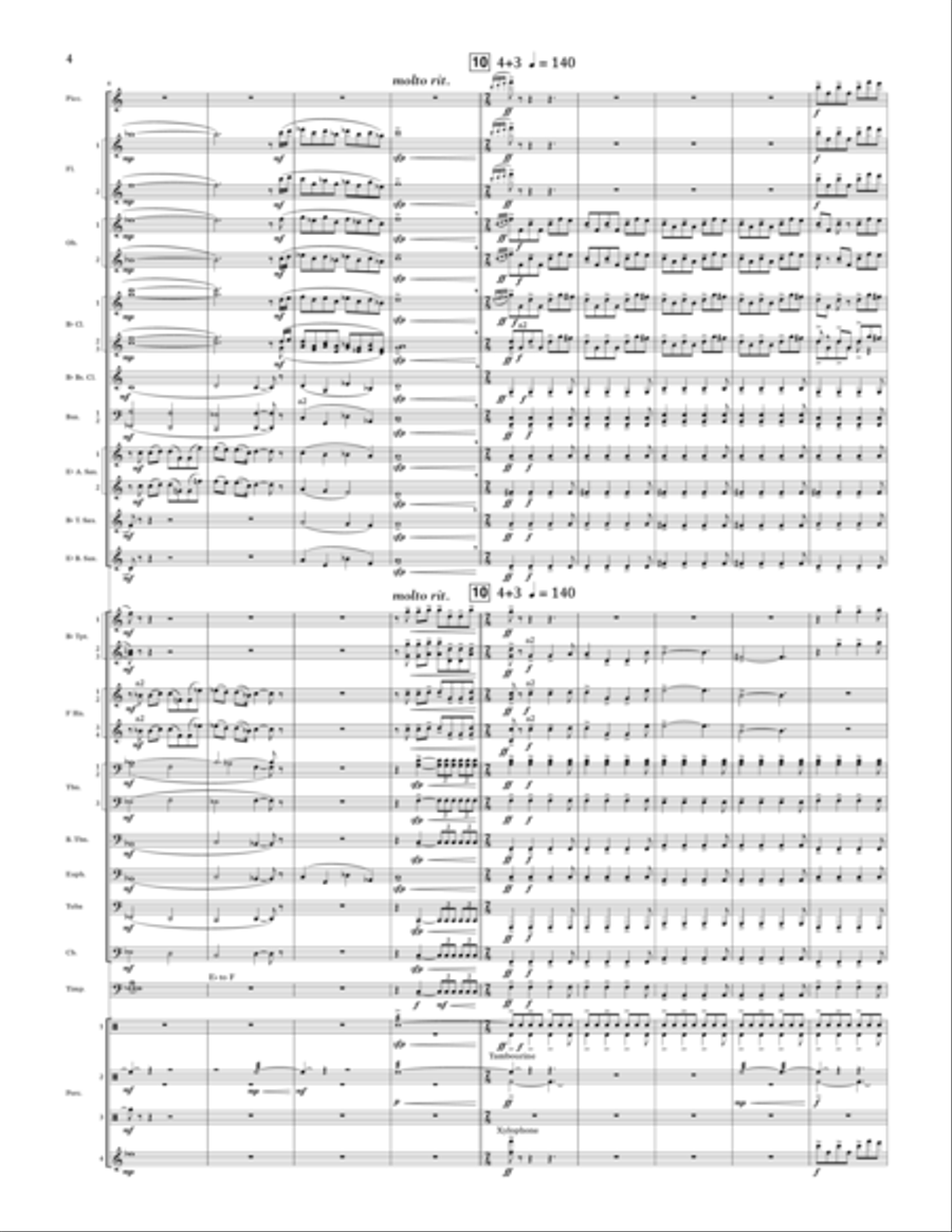 San Andreas Landscapes - Conductor Score (Full Score) Concert Band scores gallery preview page 4