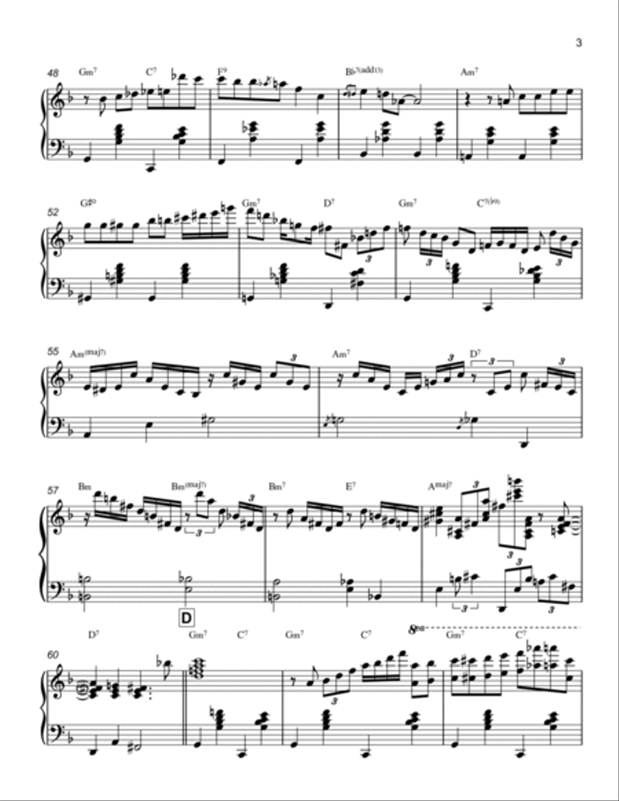 Shiny Stockings Piano Solo scores gallery preview page 3