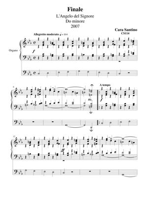 Finale in C minor for organ