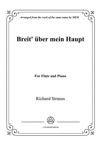 Richard Strauss-Breit' über mein Haupt, for Cello and Piano image number null