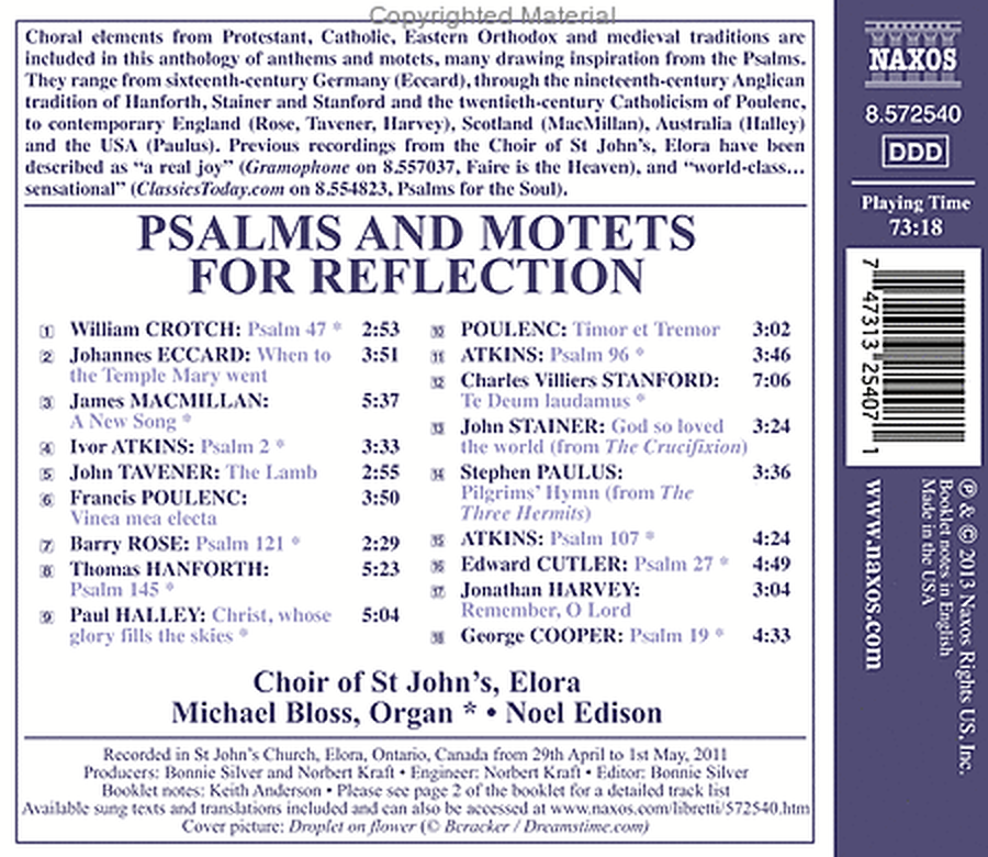 Psalms & Motets for Reflection image number null
