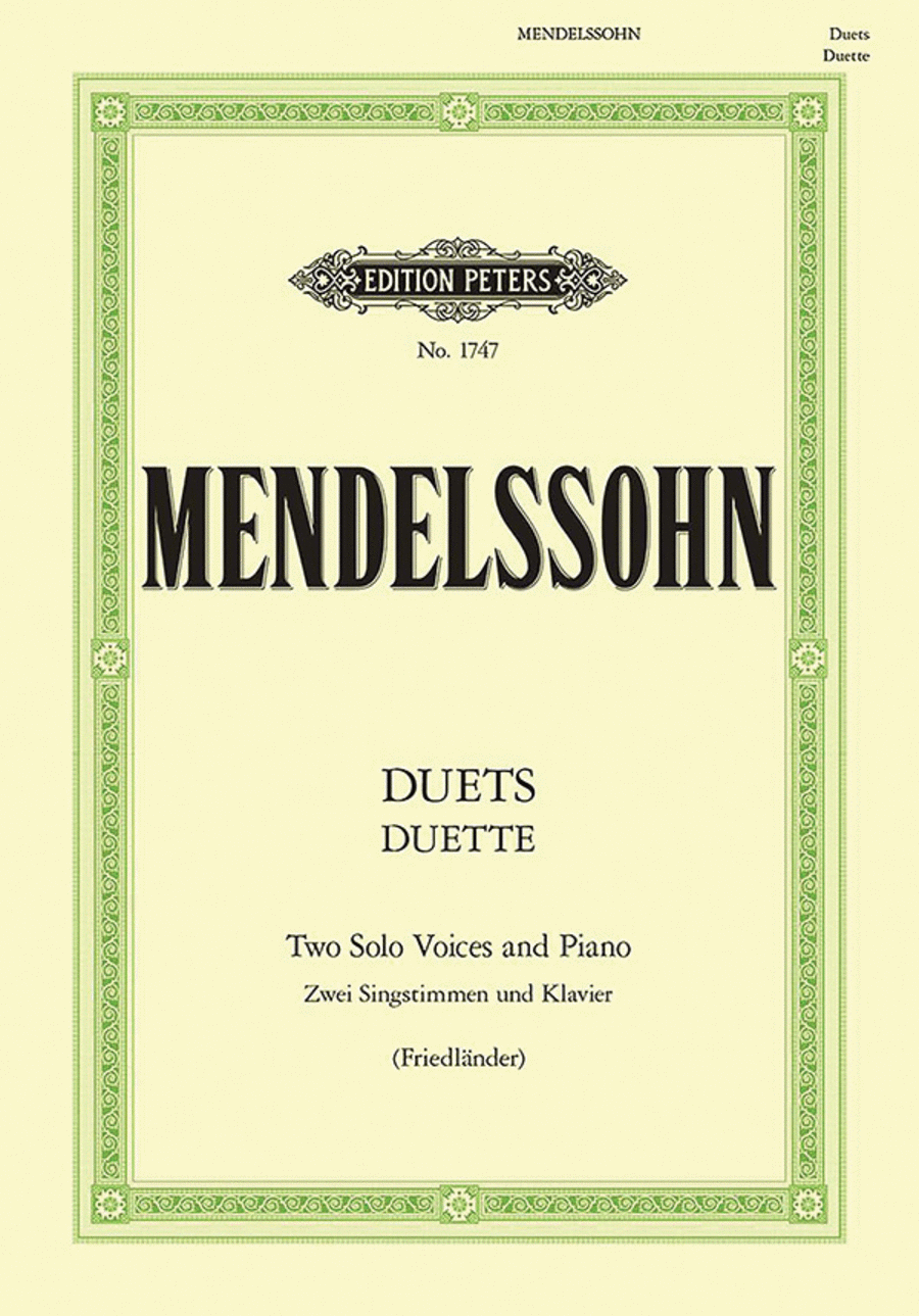 19 Duets for 2 Solo Voices and Piano Alto Voice scores gallery preview page 1