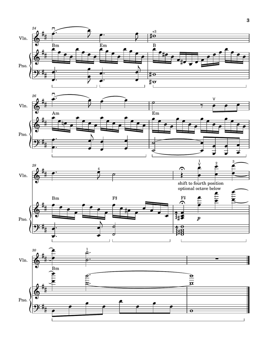 Healing Incantation Violin Solo scores gallery preview page 3