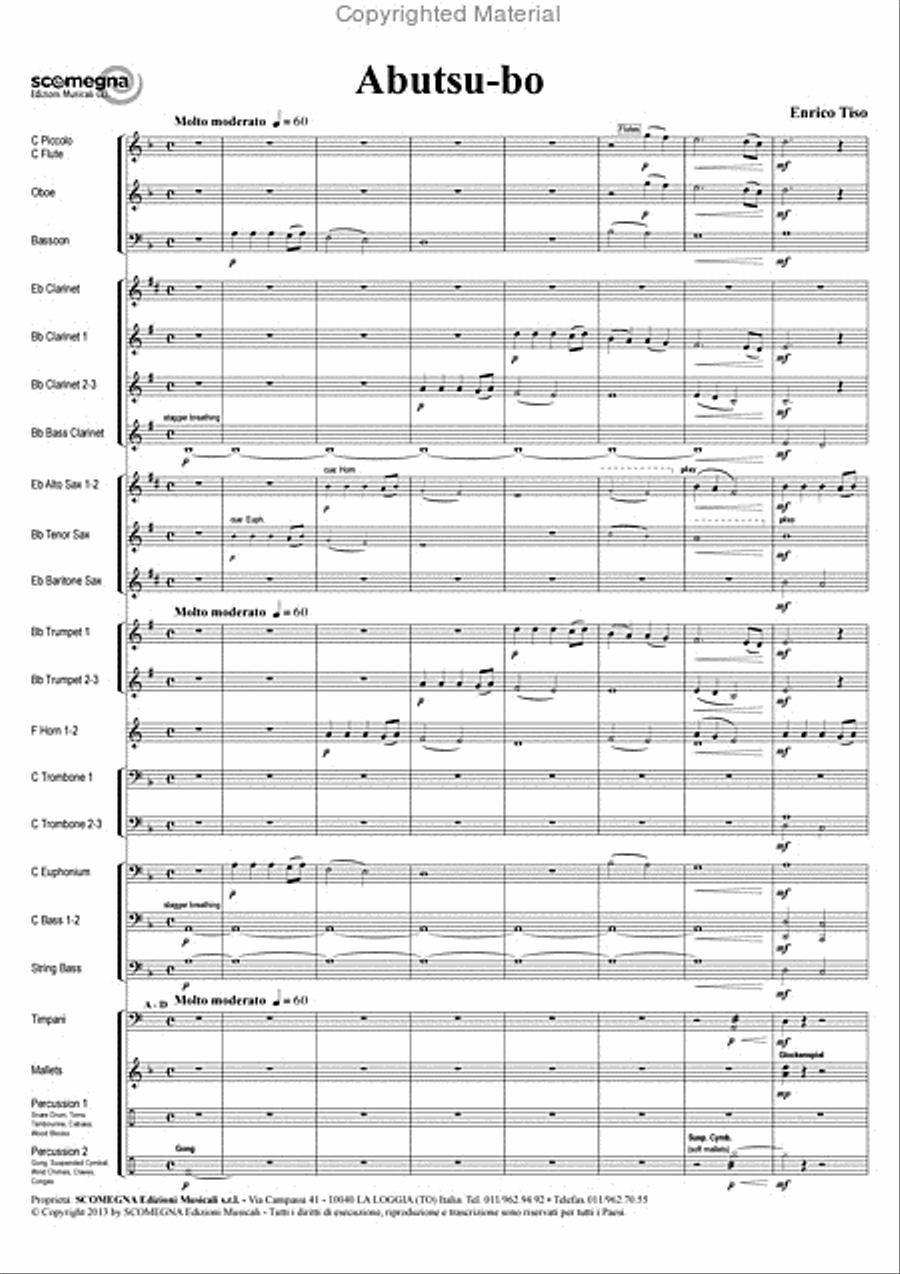 Abutsu-Bo Concert Band scores gallery preview page 3