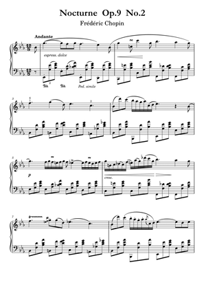 Chopin - Nocturne Op.9 No.2 - Piano Solo
