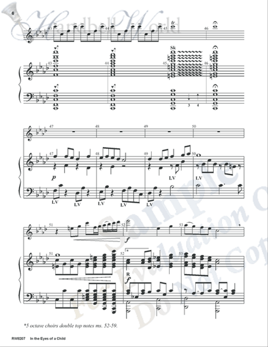 In the Eyes of a Child 5-Octaves scores gallery preview page 5