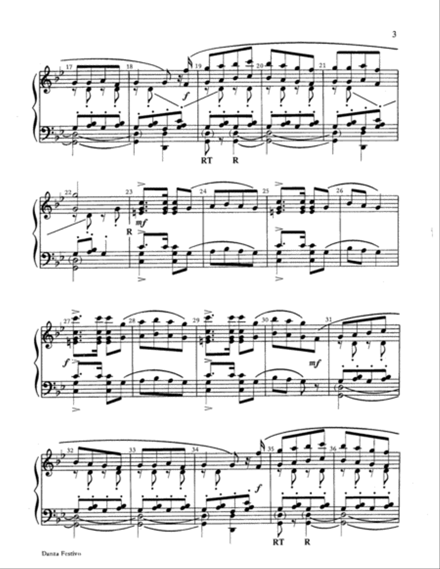 Danza Festivo Danza Festivo 5-Octaves scores gallery preview page 3