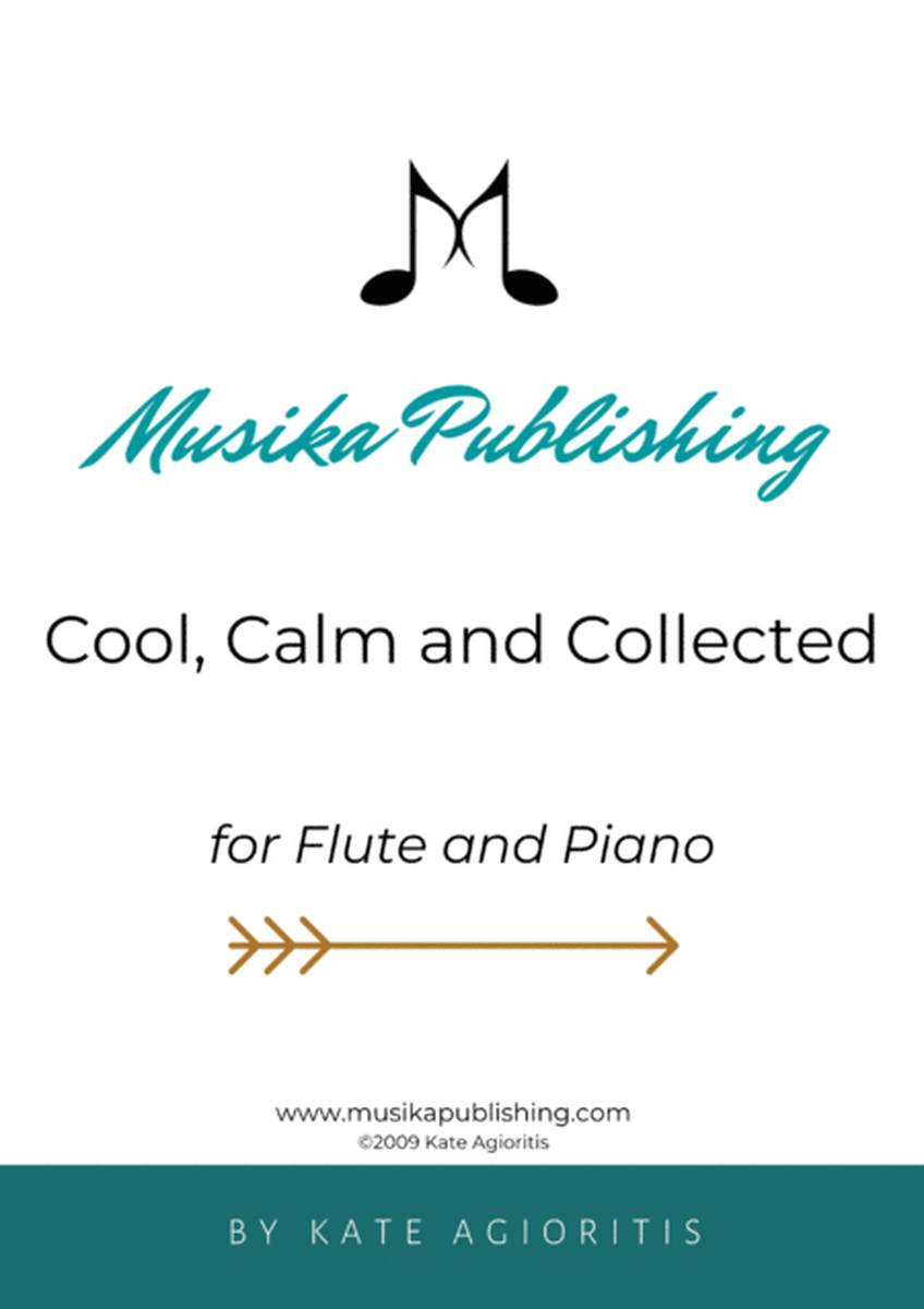 Cool, Calm and Collected - for Flute and Piano image number null