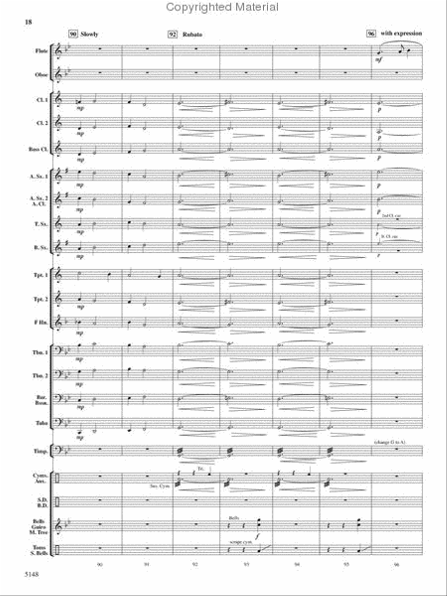 Fire Dance Fire Dance Concert Band scores gallery preview page 17