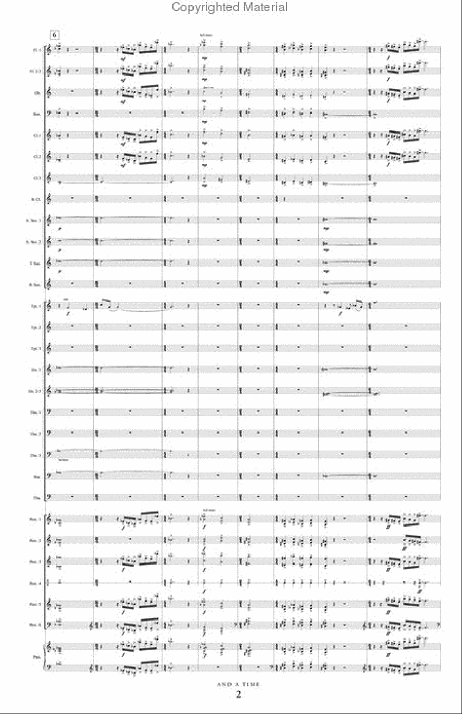 and a time Concert Band scores gallery preview page 3