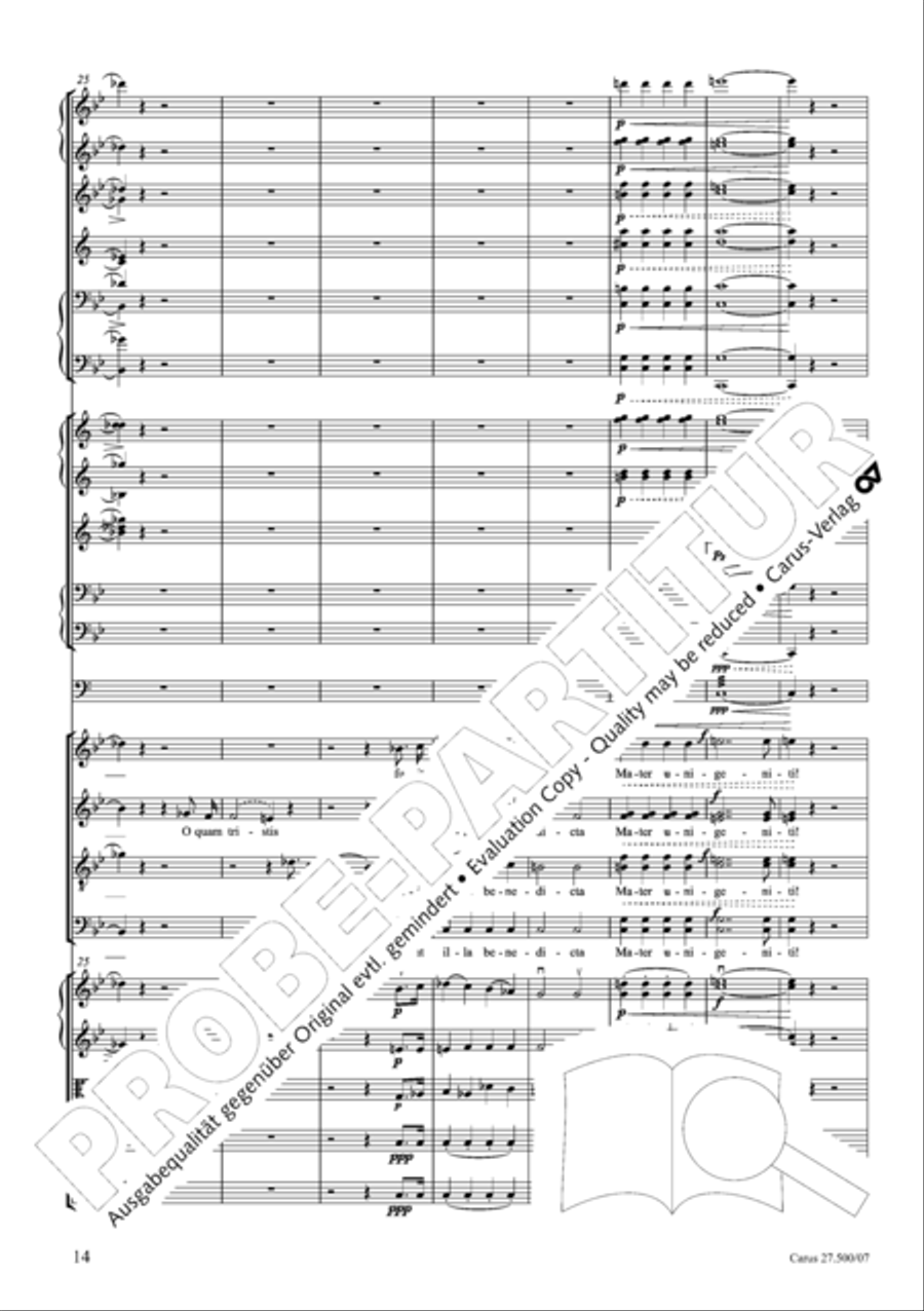 Quattro pezzi sacri Orchestra scores gallery preview page 15