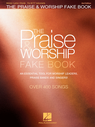Book cover for The Praise & Worship Fake Book – 2nd Edition