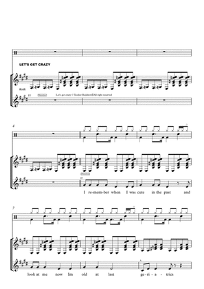 GERIATRICS ROCK - ( GROOVY SONG ) - AUDIO, VIDEO, NOTATIONS - 10 PAGES