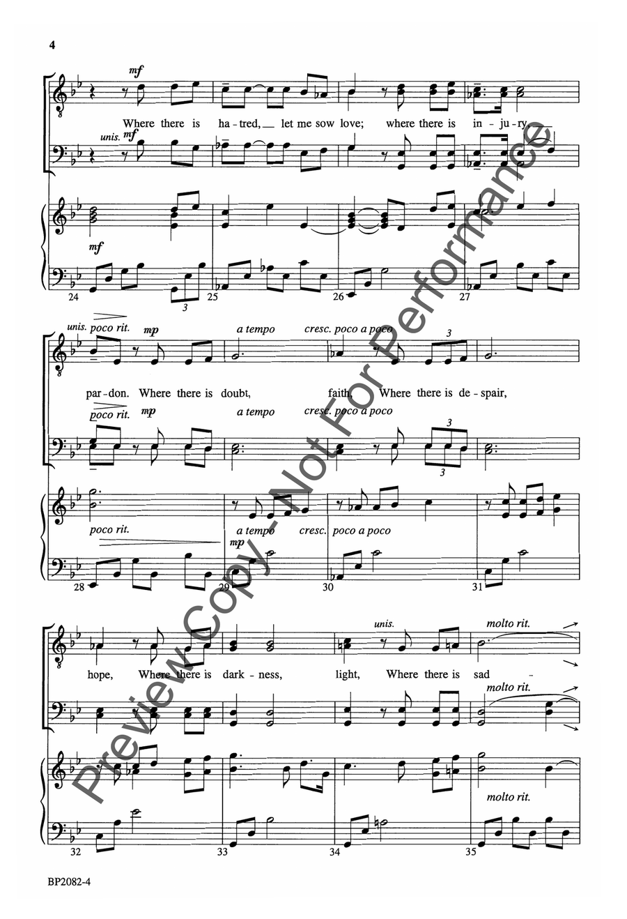 Make Me an Instrument - TTBB TTBB scores gallery preview page 5