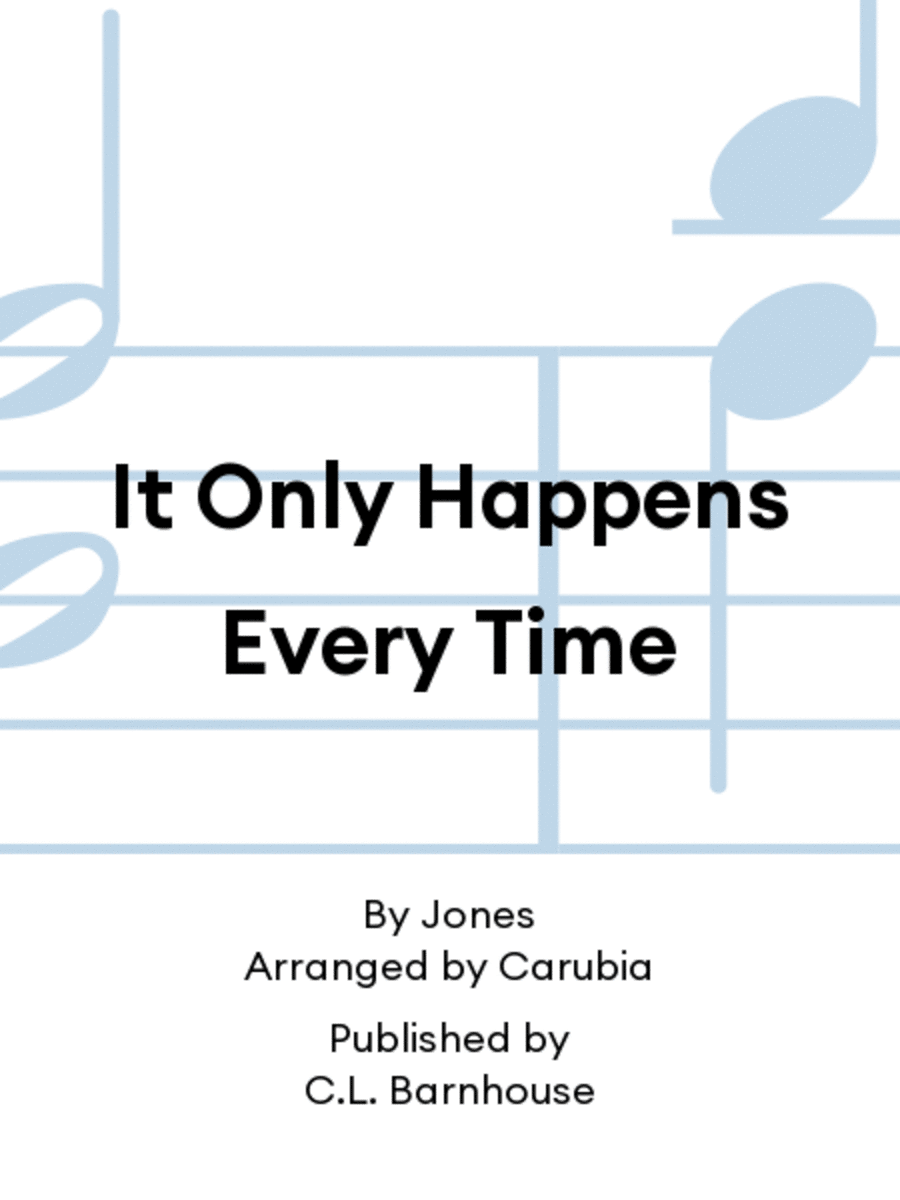 It Only Happens Every Time Jazz Ensemble scores gallery preview page 1