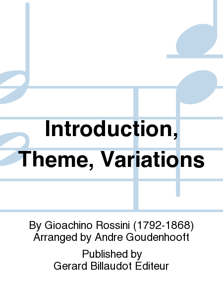 Introduction, Theme, Variations
