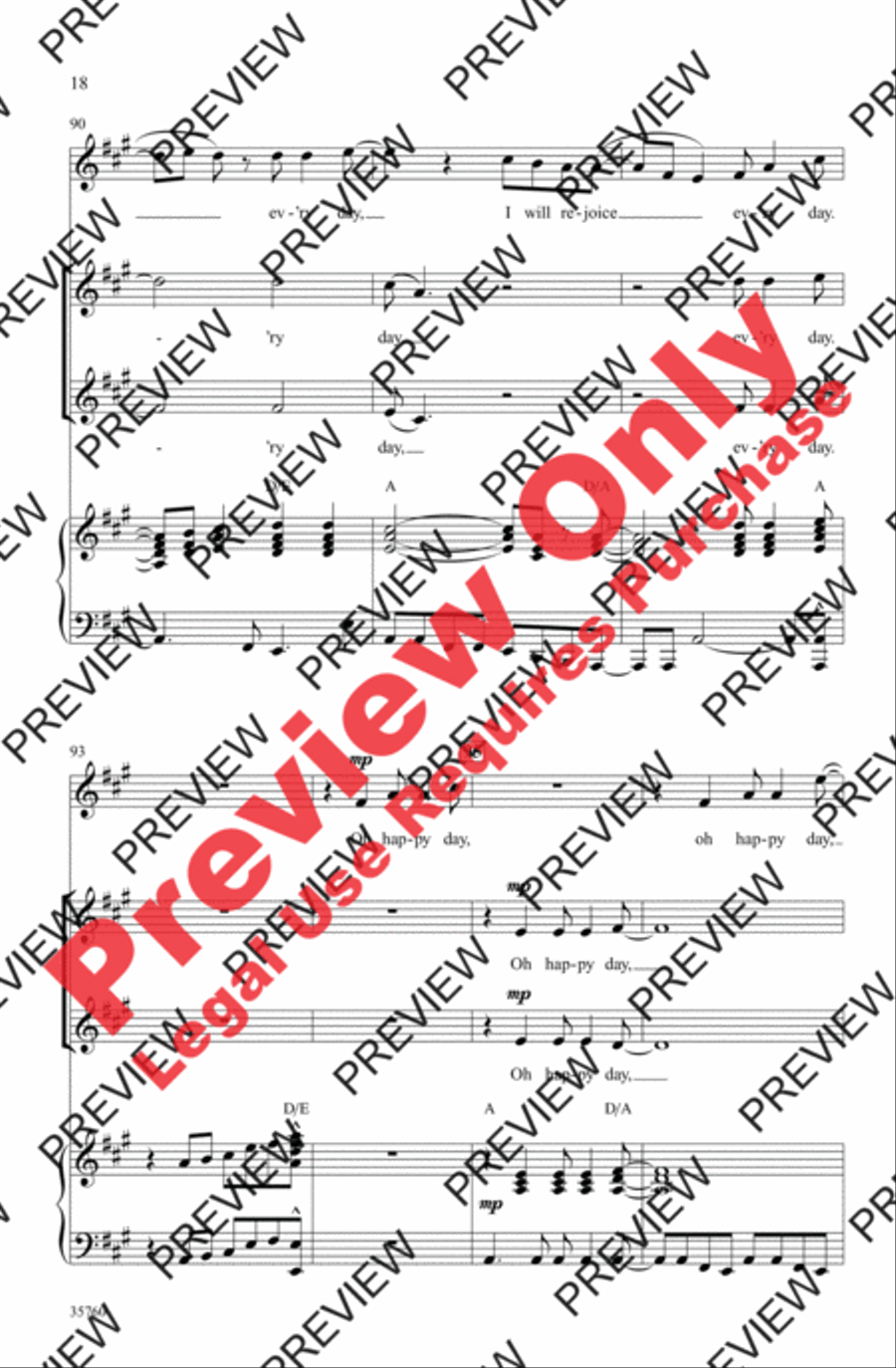 Oh Happy Day 2-Part scores gallery preview page 37