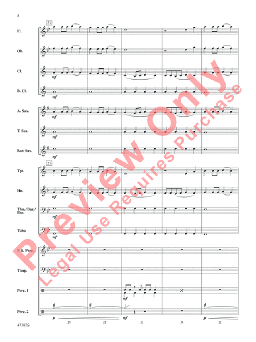 Pandemonium Pandemonium Concert Band scores gallery preview page 9